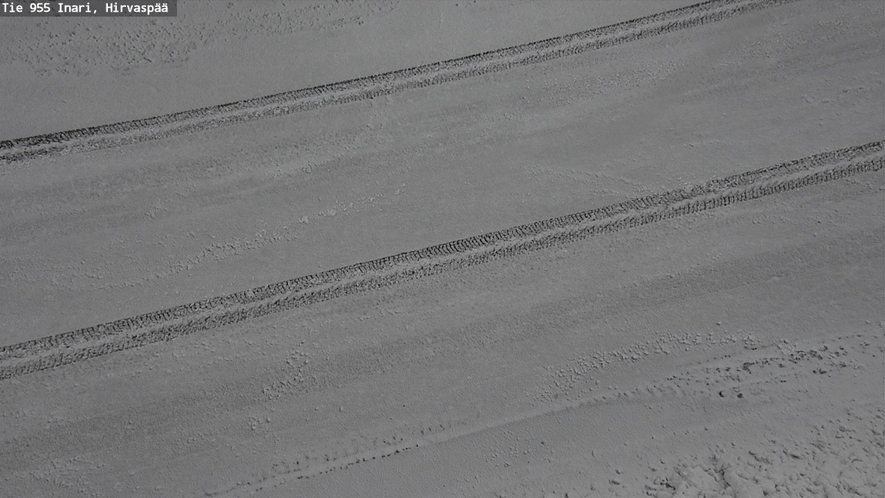 Kelikamerat Kuva Tie 955 Inari, Hirvaspää, Inari, Lappi