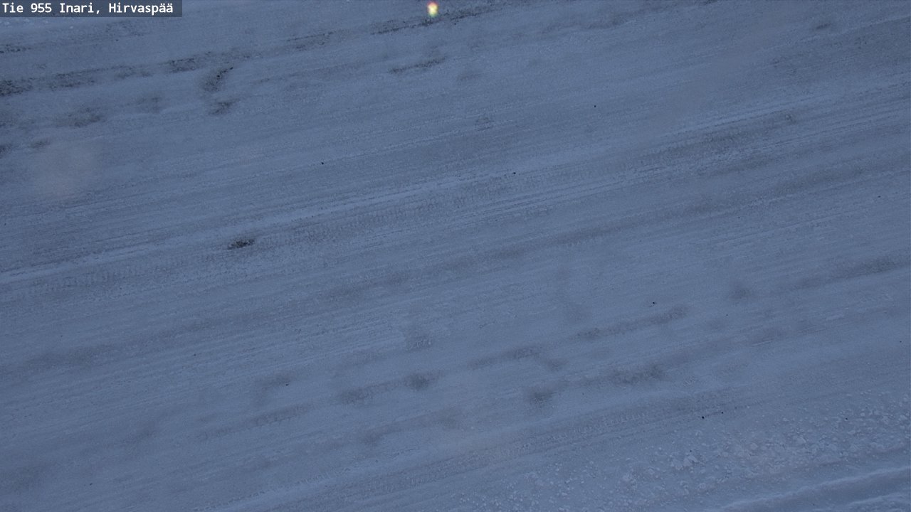 Weather Camera Image Väg 955 Enare, Hirvaspää, Inari, Lappi