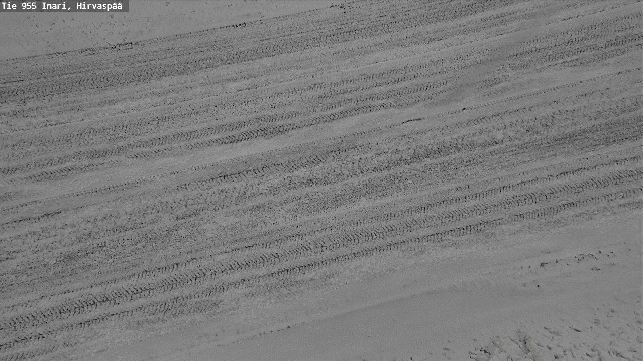 Weather Camera Image Road 955 Inari, Hirvaspää, Inari, Lappi
