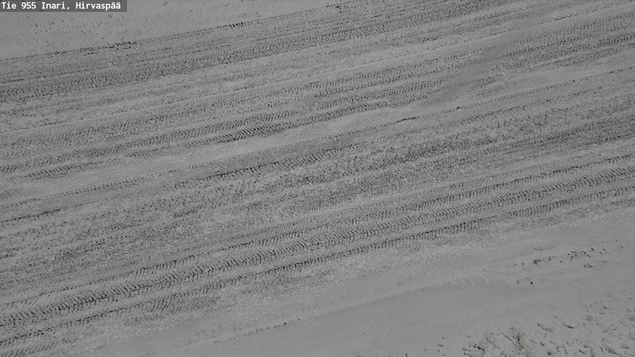 Weather Camera Image Road 955 Inari, Hirvaspää, Inari, Lappi
