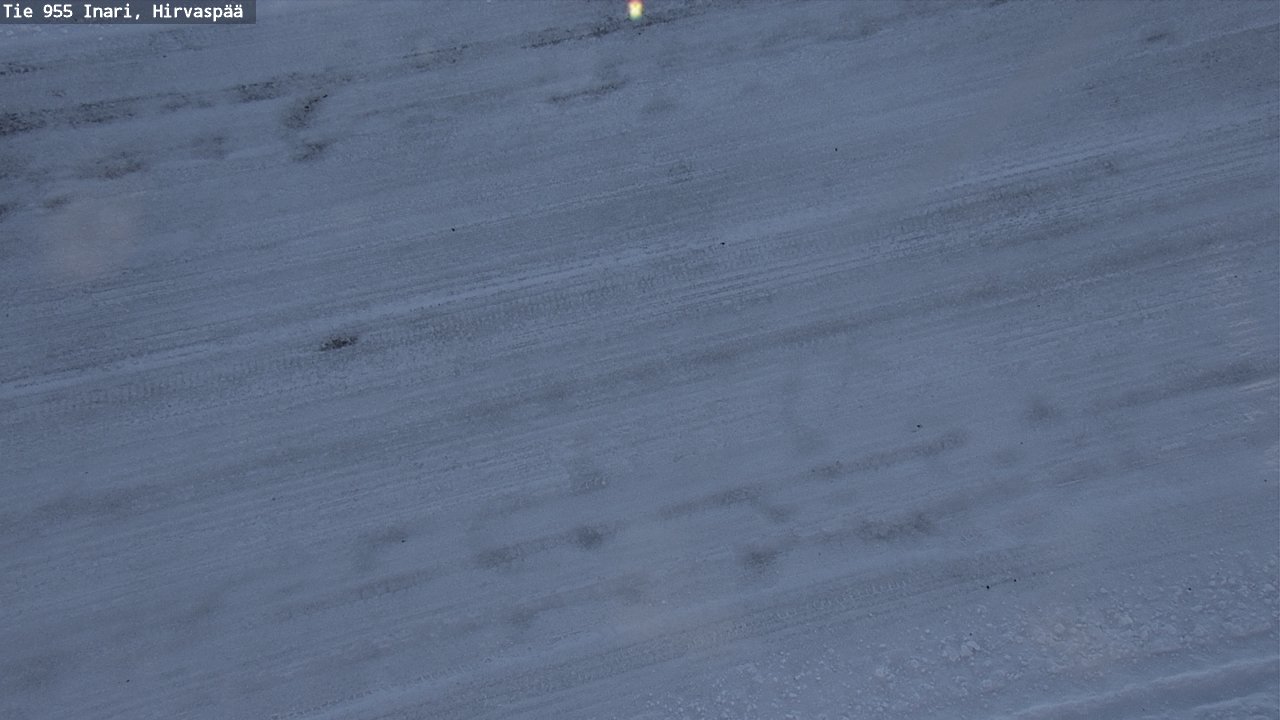 Weather Camera Image Väg 955 Enare, Hirvaspää, Inari, Lappi