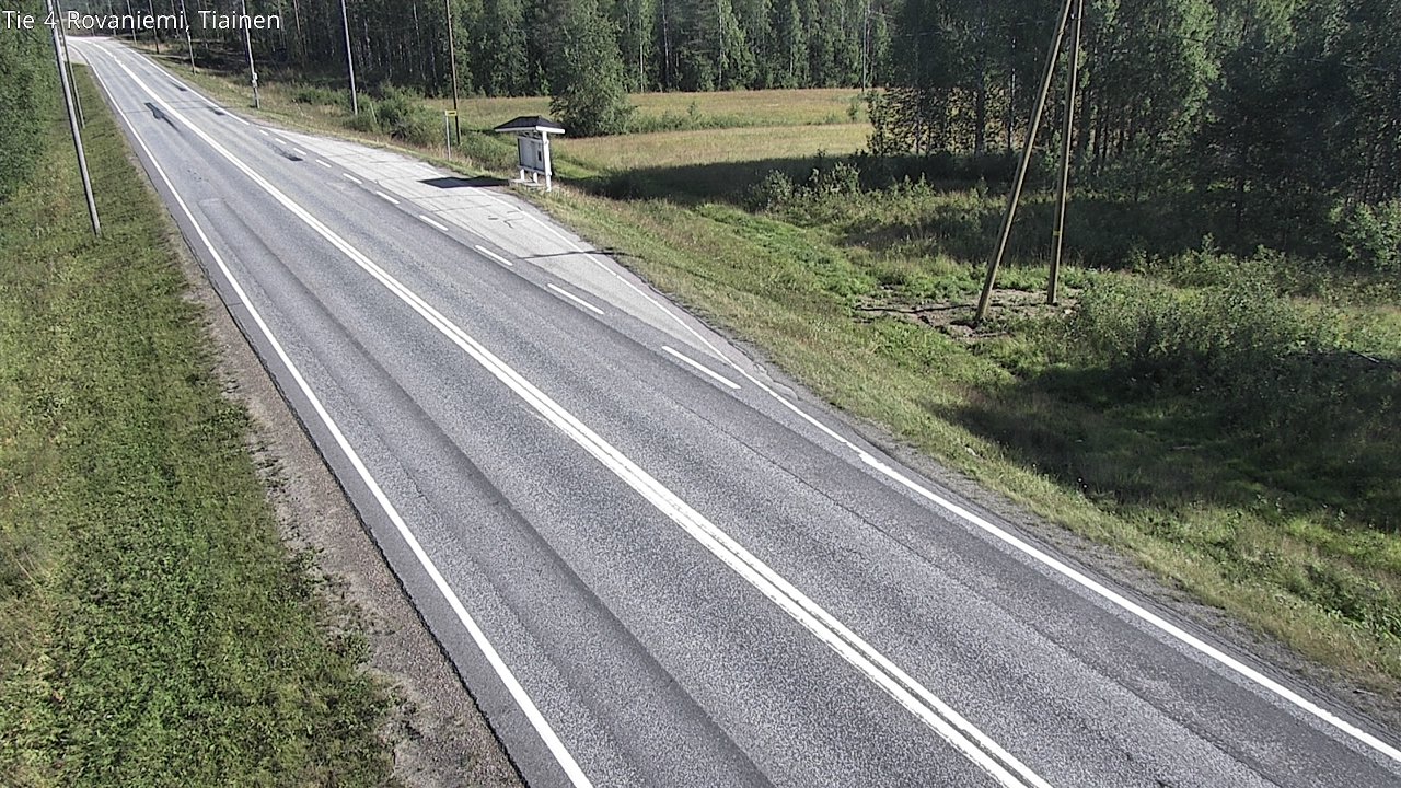Weather Camera Image Road 4 Rovaniemi, Tiainen, Rovaniemi, Lappi