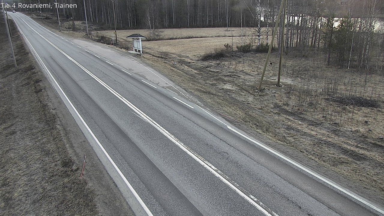 Weather Camera Image Road 4 Rovaniemi, Tiainen, Rovaniemi, Lappi