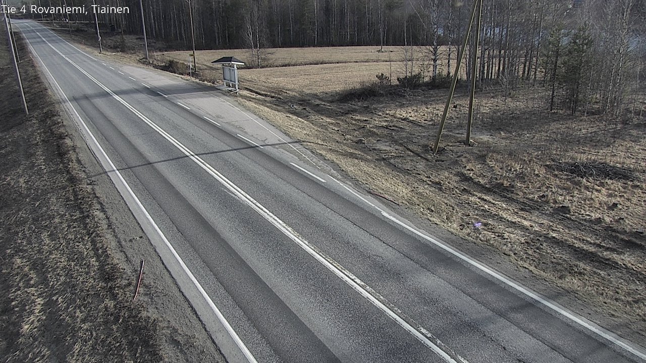 Weather Camera Image Road 4 Rovaniemi, Tiainen, Rovaniemi, Lappi
