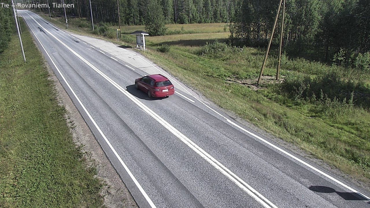 Weather Camera Image Road 4 Rovaniemi, Tiainen, Rovaniemi, Lappi