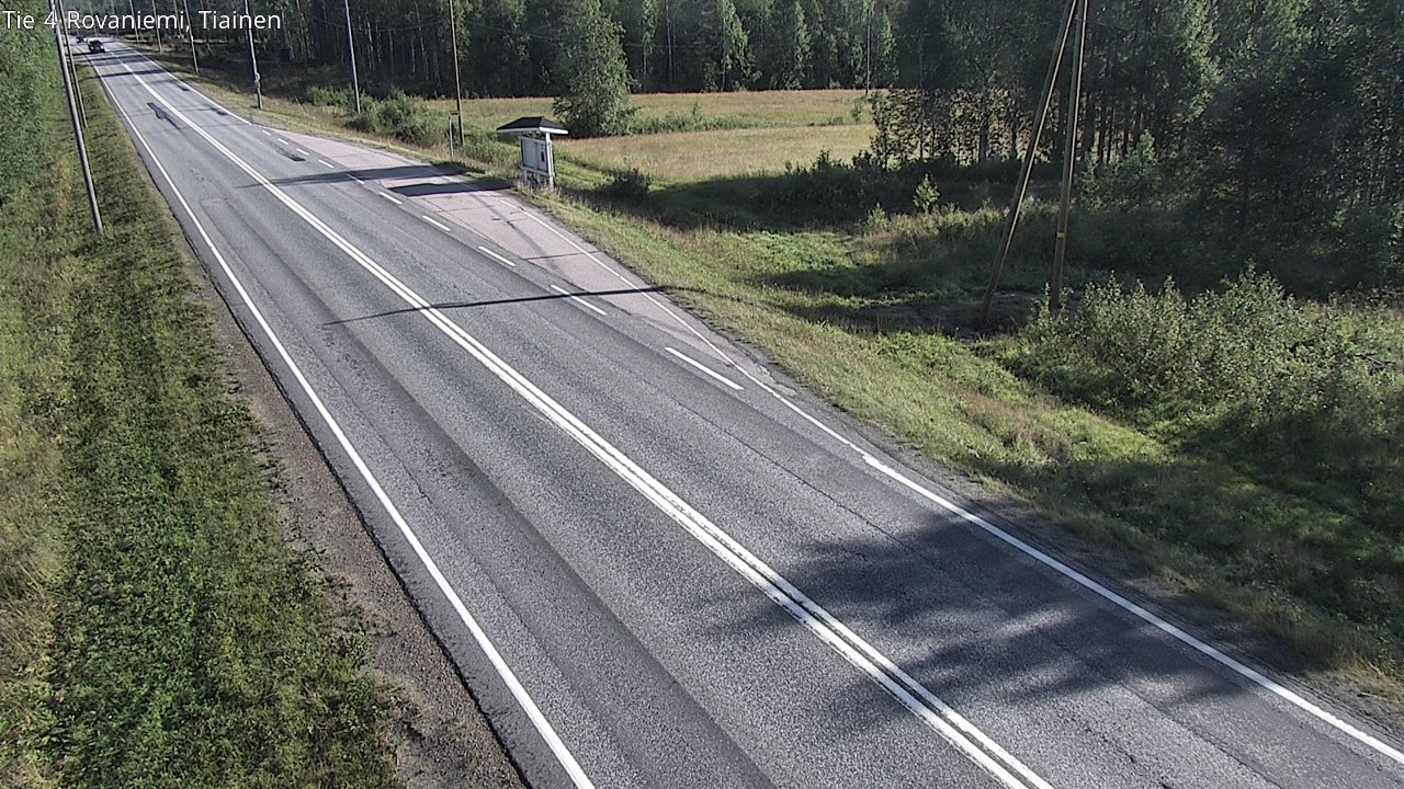 Weather Camera Image Road 4 Rovaniemi, Tiainen, Rovaniemi, Lappi