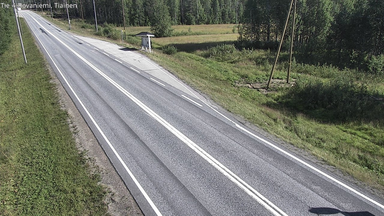 Weather Camera Image Road 4 Rovaniemi, Tiainen, Rovaniemi, Lappi