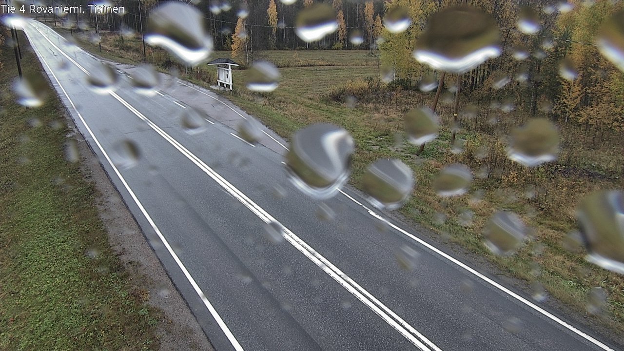 Weather Camera Image Väg 4 Rovaniemi, Tiainen, Rovaniemi, Lappi