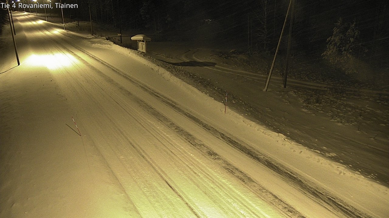 Kelikamerat Kuva Tie 4 Rovaniemi, Tiainen, Rovaniemi, Lappi