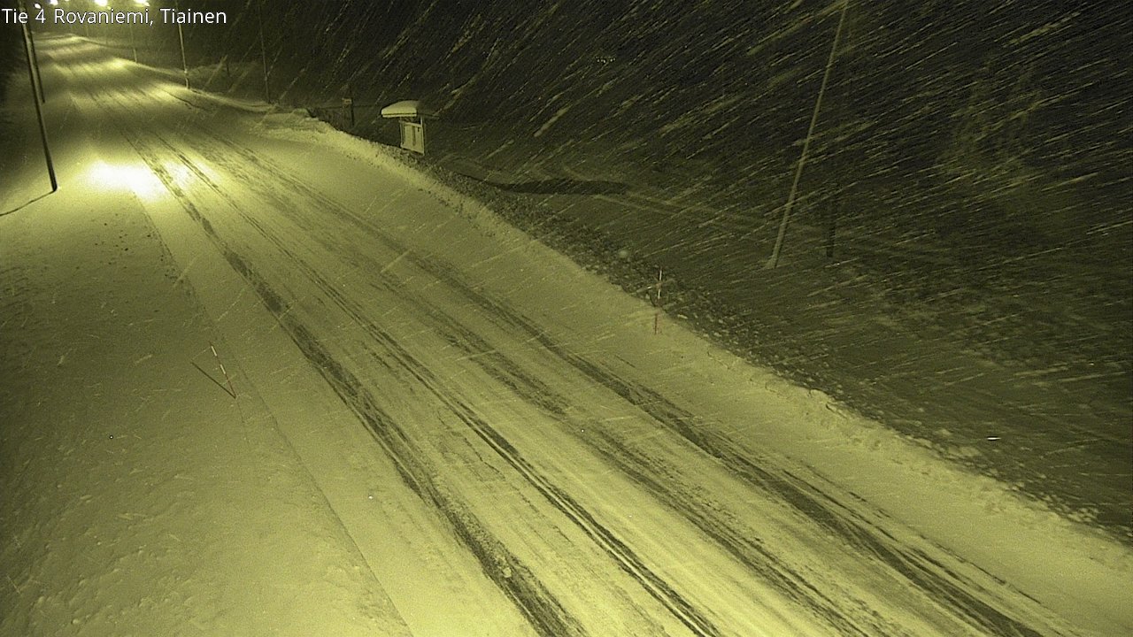 Kelikamerat Kuva Tie 4 Rovaniemi, Tiainen, Rovaniemi, Lappi