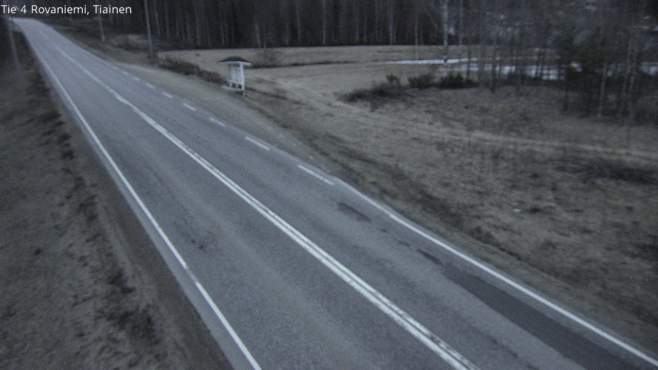 Weather Camera Image Road 4 Rovaniemi, Tiainen, Rovaniemi, Lappi