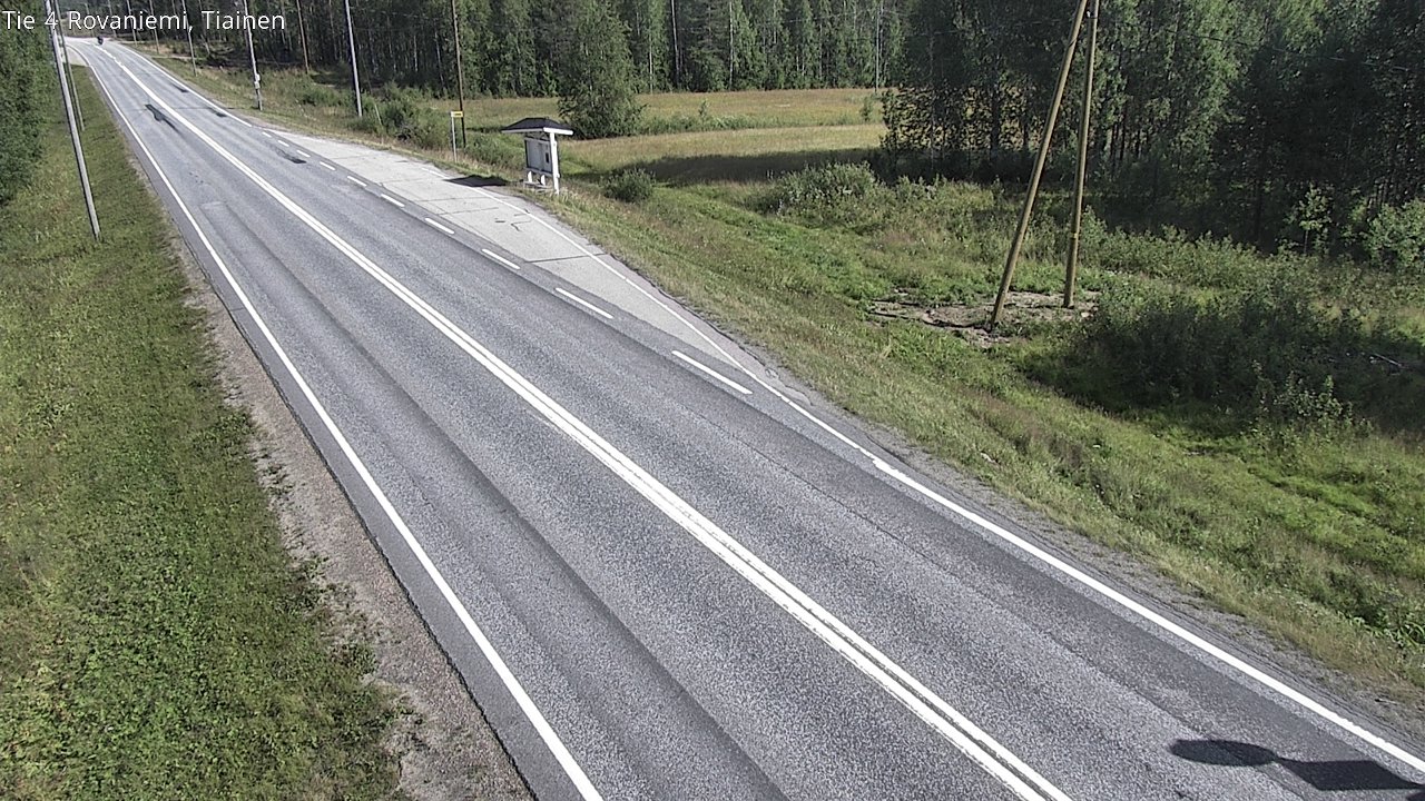Weather Camera Image Road 4 Rovaniemi, Tiainen, Rovaniemi, Lappi