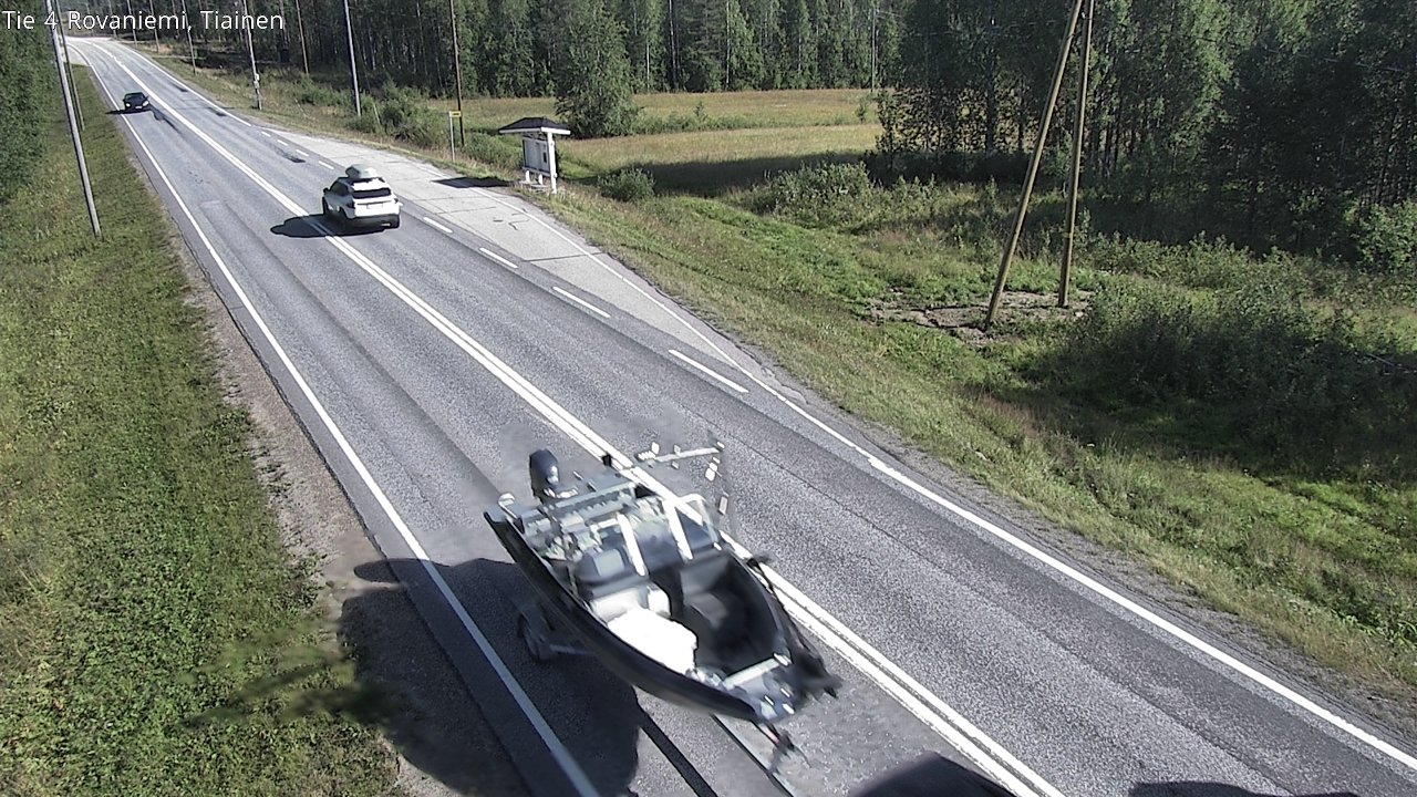Weather Camera Image Road 4 Rovaniemi, Tiainen, Rovaniemi, Lappi