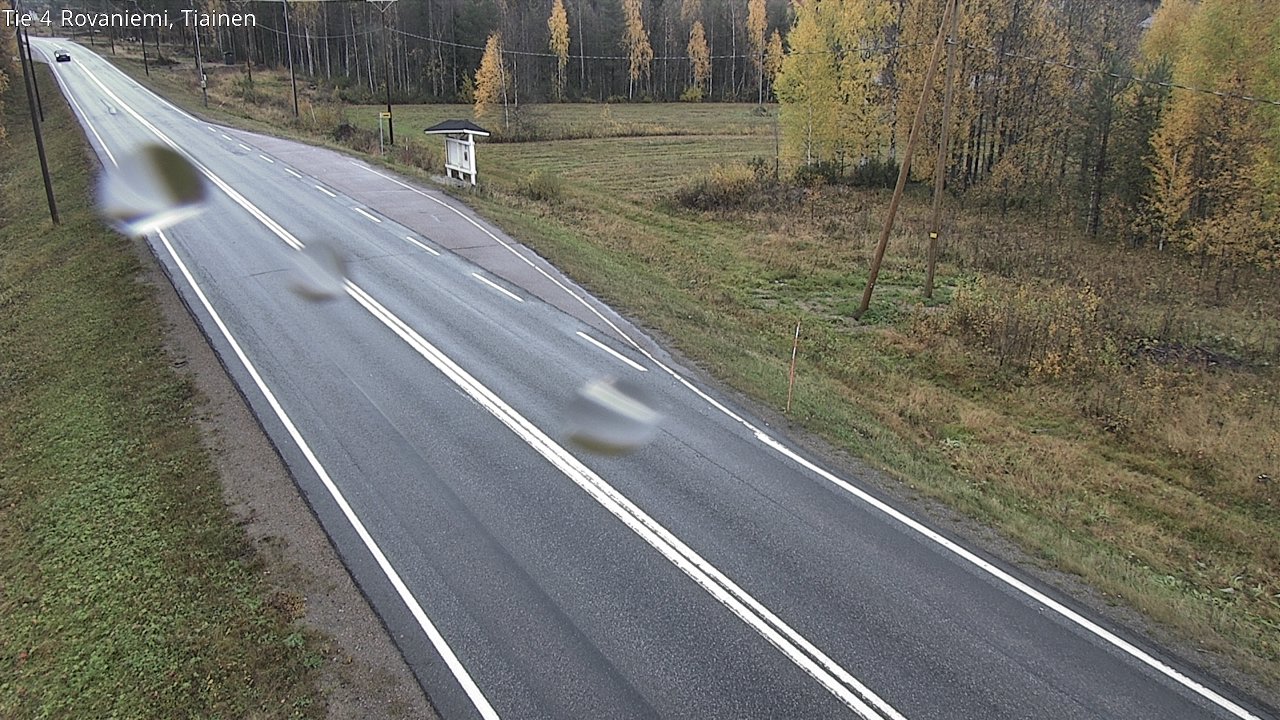 Weather Camera Image Väg 4 Rovaniemi, Tiainen, Rovaniemi, Lappi