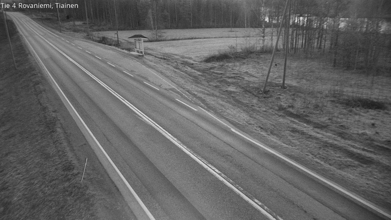 Weather Camera Image Road 4 Rovaniemi, Tiainen, Rovaniemi, Lappi