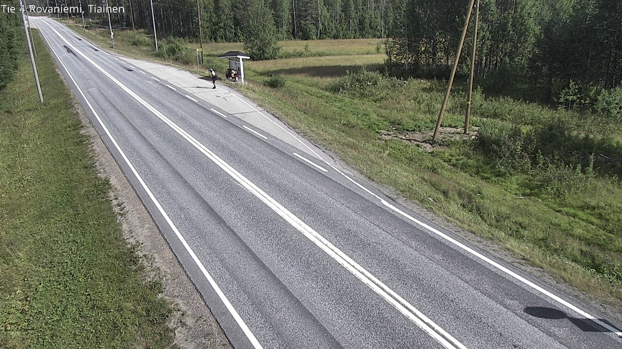 Weather Camera Image Road 4 Rovaniemi, Tiainen, Rovaniemi, Lappi