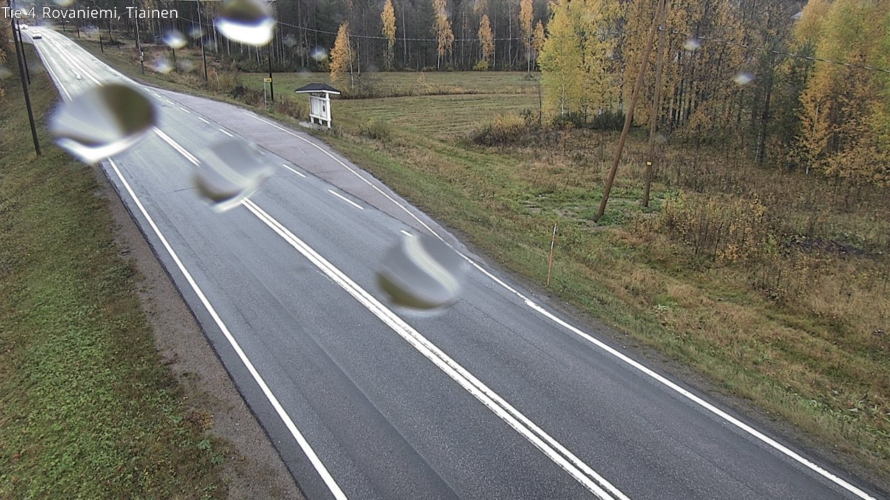 Weather Camera Image Väg 4 Rovaniemi, Tiainen, Rovaniemi, Lappi