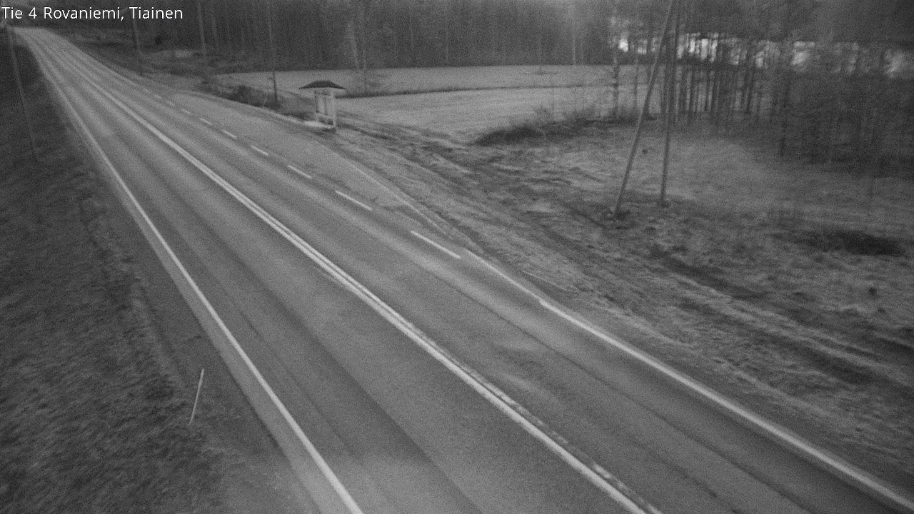 Weather Camera Image Road 4 Rovaniemi, Tiainen, Rovaniemi, Lappi