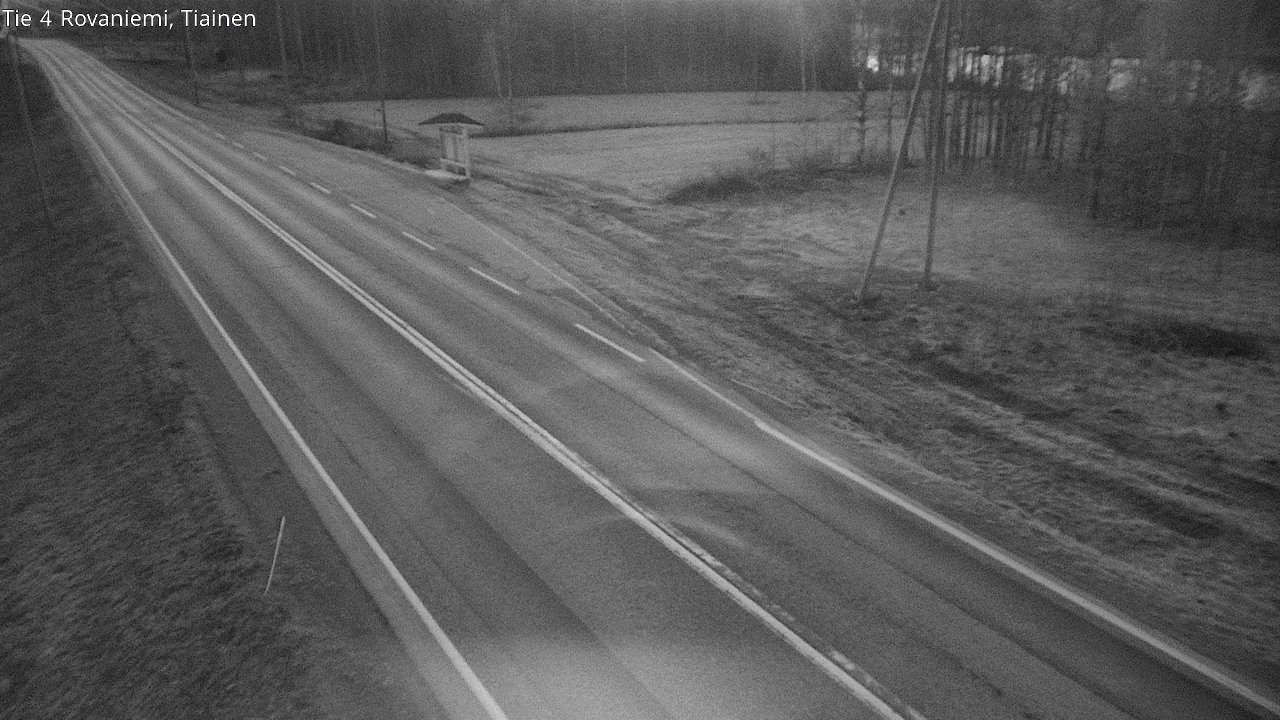 Weather Camera Image Road 4 Rovaniemi, Tiainen, Rovaniemi, Lappi
