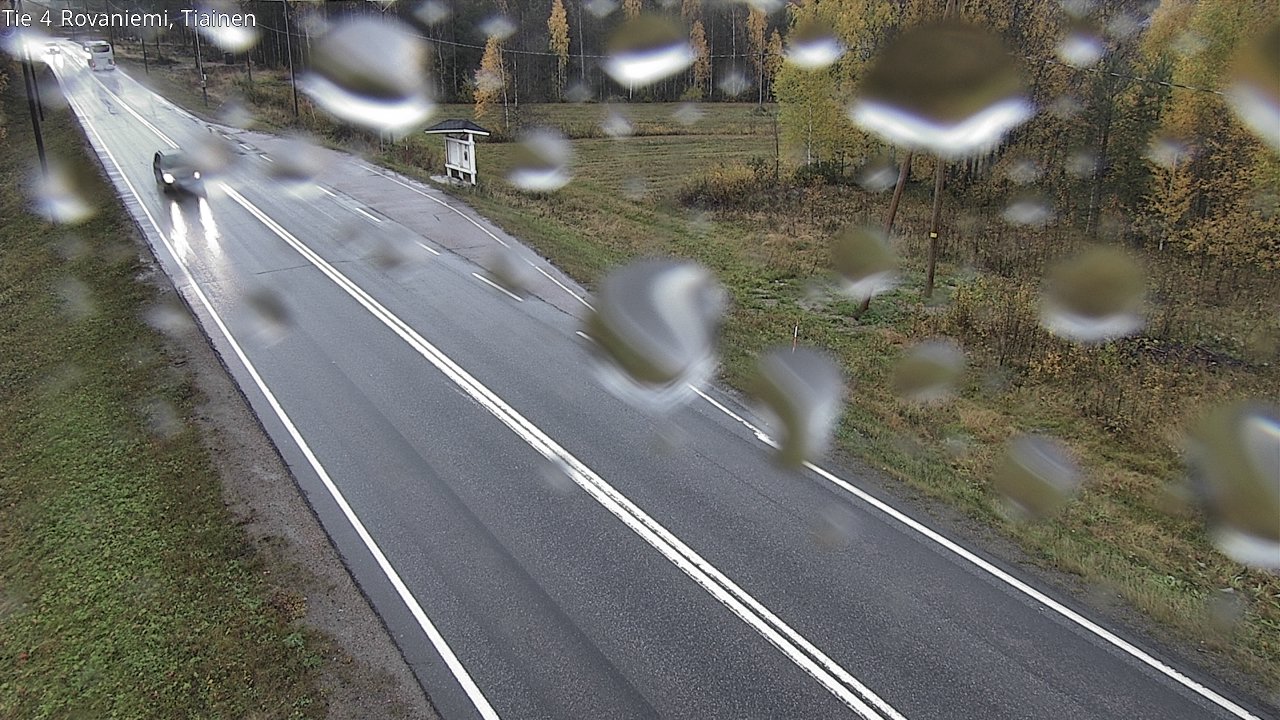 Weather Camera Image Väg 4 Rovaniemi, Tiainen, Rovaniemi, Lappi
