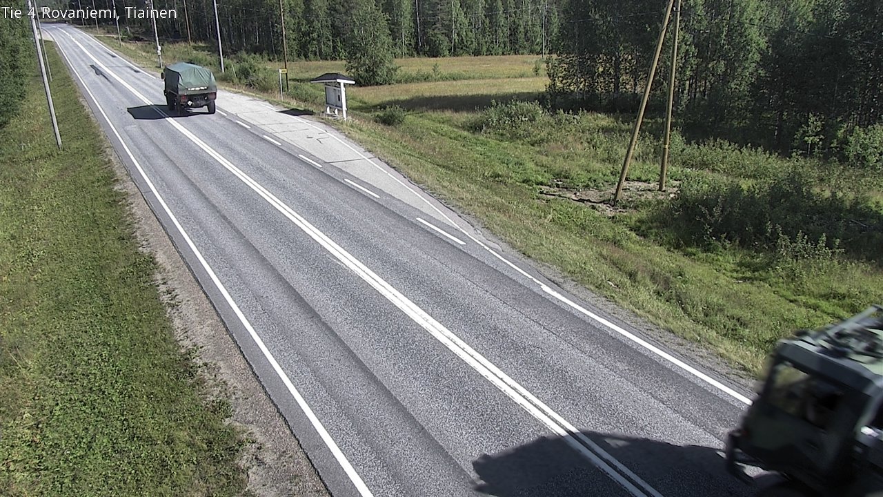 Weather Camera Image Road 4 Rovaniemi, Tiainen, Rovaniemi, Lappi
