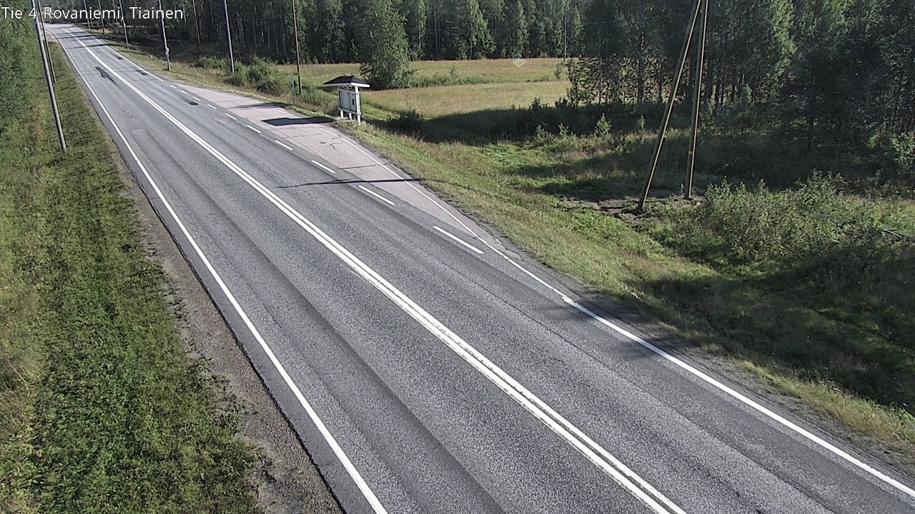 Weather Camera Image Road 4 Rovaniemi, Tiainen, Rovaniemi, Lappi