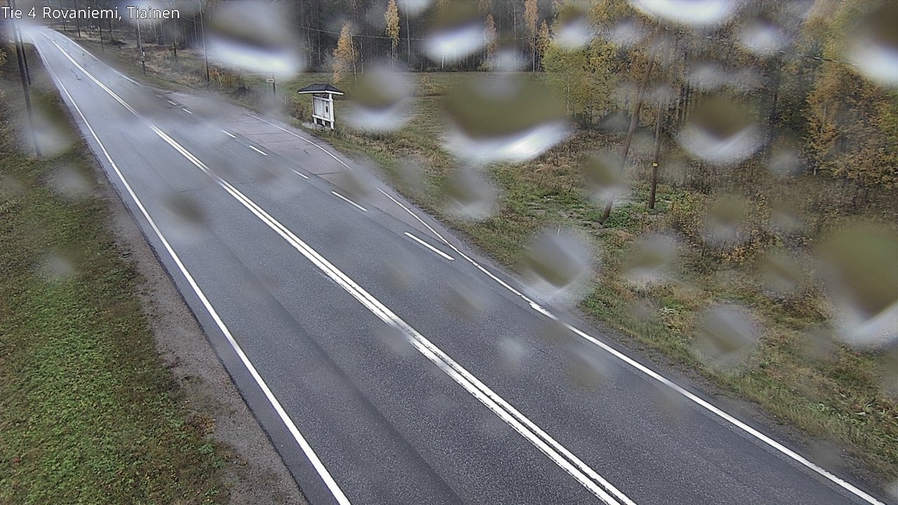 Weather Camera Image Väg 4 Rovaniemi, Tiainen, Rovaniemi, Lappi