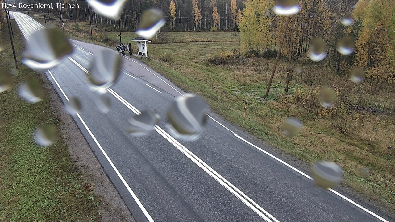 Weather Camera Image Väg 4 Rovaniemi, Tiainen, Rovaniemi, Lappi