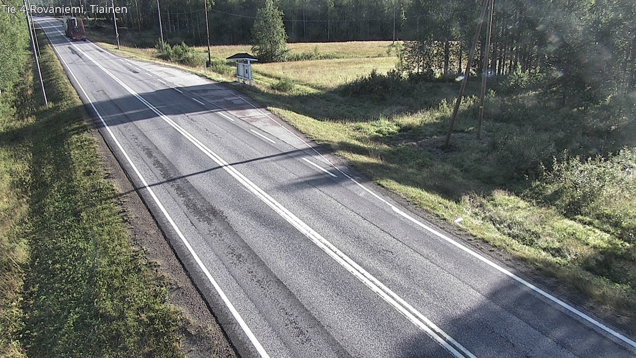 Weather Camera Image Road 4 Rovaniemi, Tiainen, Rovaniemi, Lappi