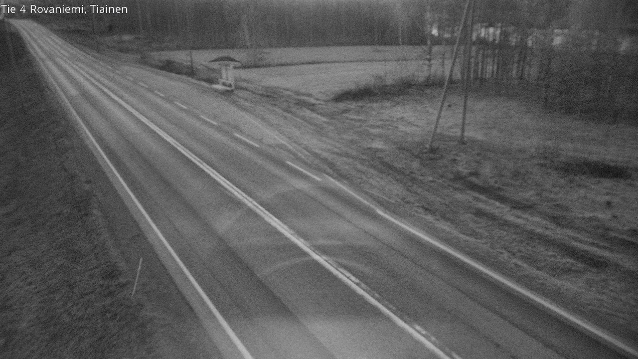 Weather Camera Image Road 4 Rovaniemi, Tiainen, Rovaniemi, Lappi