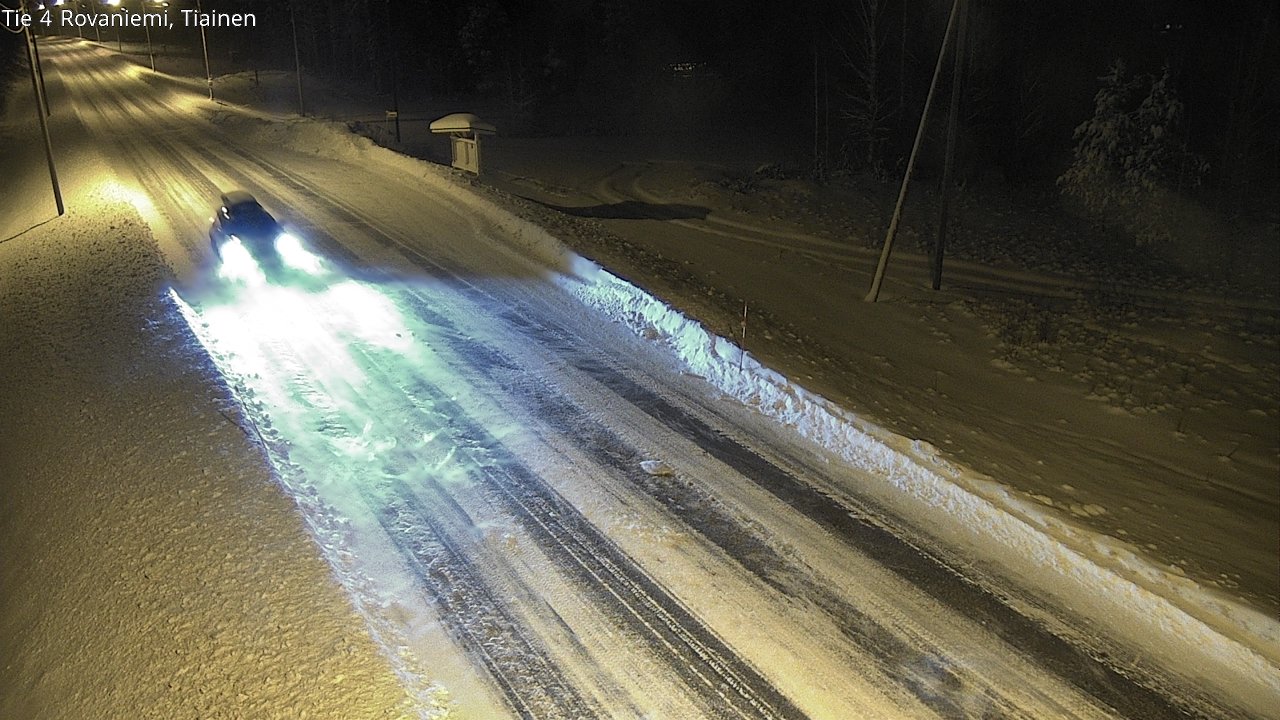 Kelikamerat Kuva Tie 4 Rovaniemi, Tiainen, Rovaniemi, Lappi