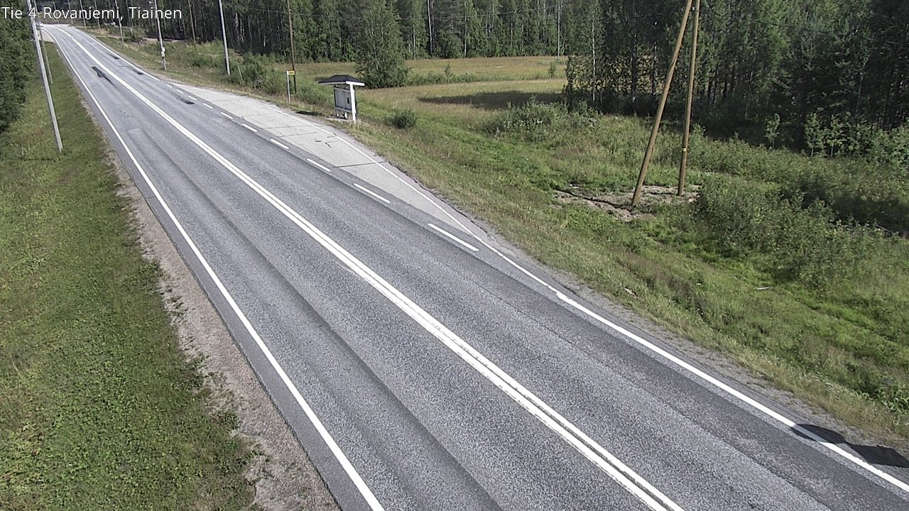 Weather Camera Image Road 4 Rovaniemi, Tiainen, Rovaniemi, Lappi