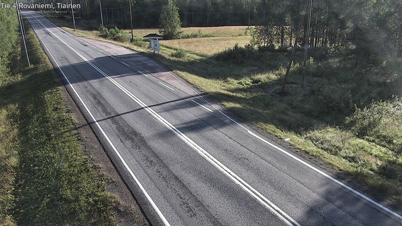 Weather Camera Image Road 4 Rovaniemi, Tiainen, Rovaniemi, Lappi