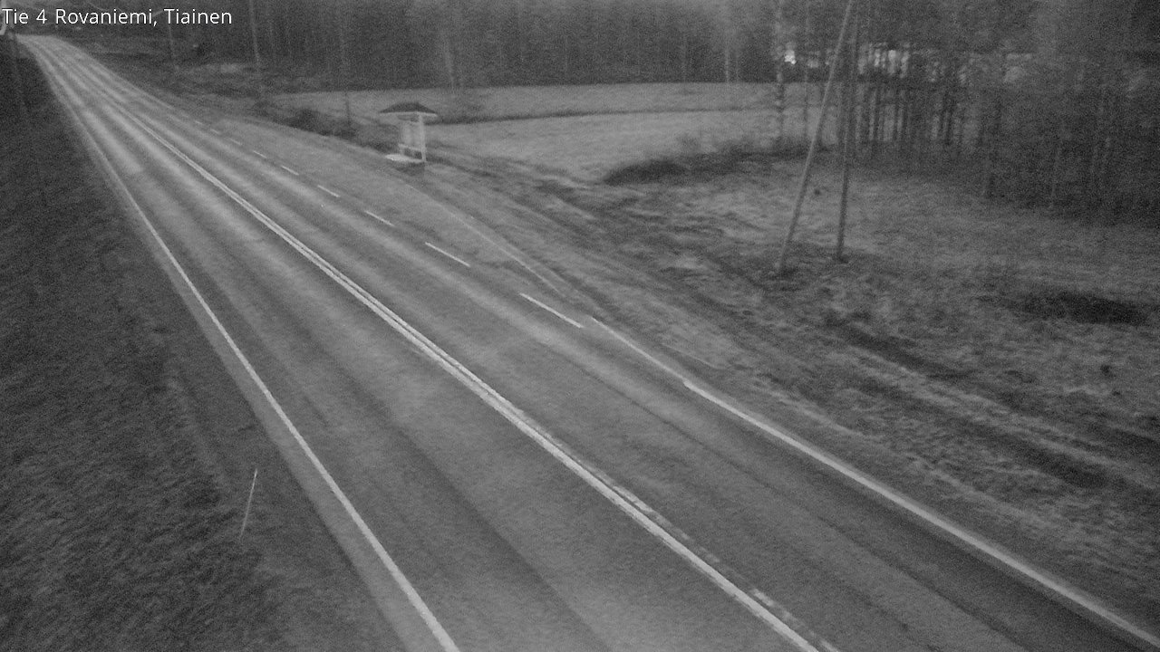 Weather Camera Image Väg 4 Rovaniemi, Tiainen, Rovaniemi, Lappi