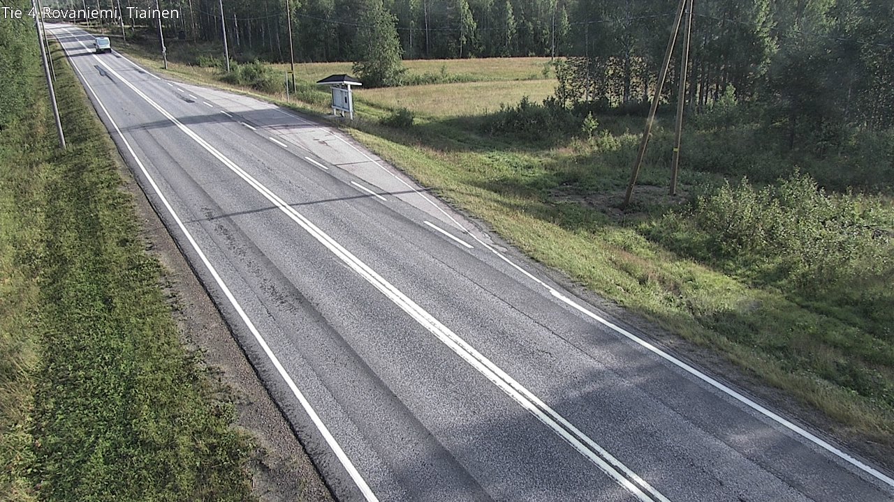 Weather Camera Image Road 4 Rovaniemi, Tiainen, Rovaniemi, Lappi