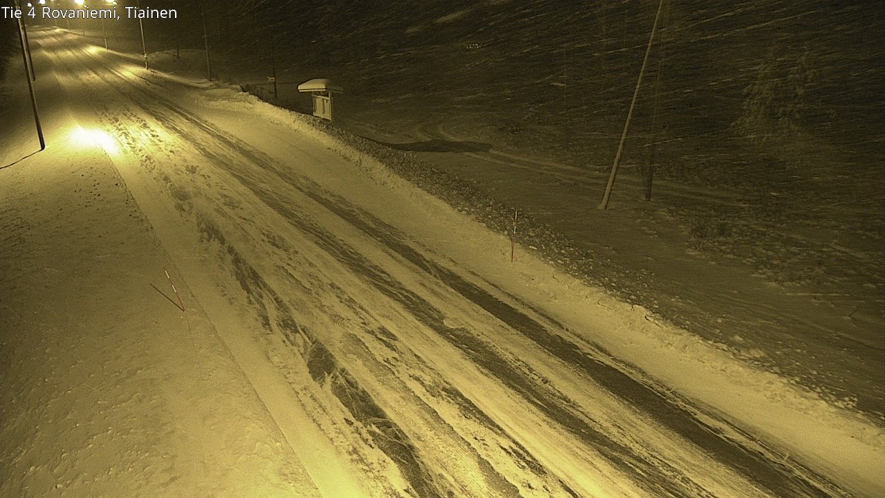 Kelikamerat Kuva Tie 4 Rovaniemi, Tiainen, Rovaniemi, Lappi