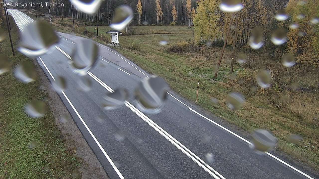 Weather Camera Image Väg 4 Rovaniemi, Tiainen, Rovaniemi, Lappi
