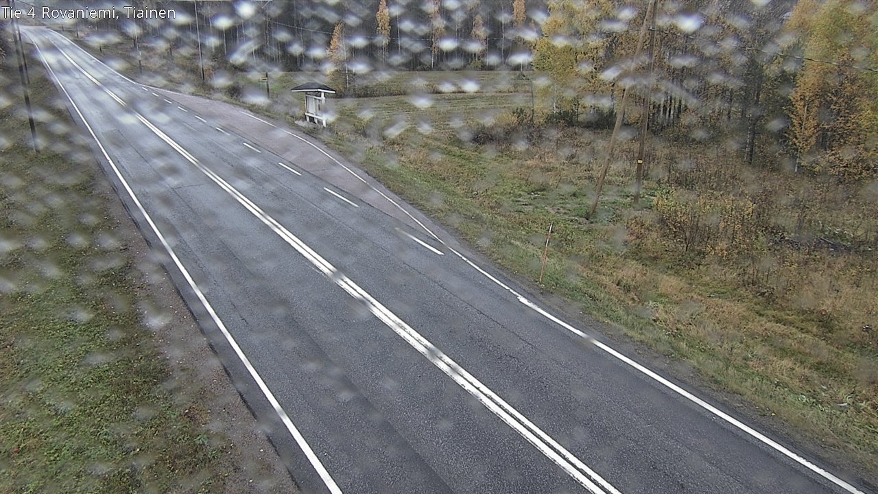 Weather Camera Image Väg 4 Rovaniemi, Tiainen, Rovaniemi, Lappi