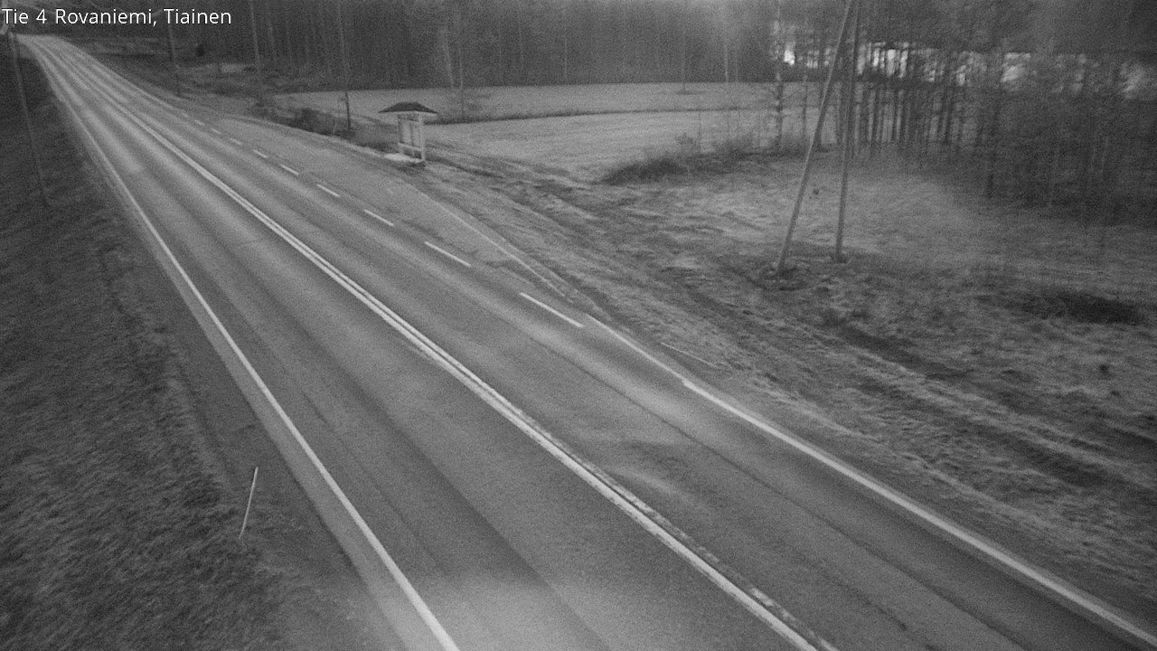 Weather Camera Image Road 4 Rovaniemi, Tiainen, Rovaniemi, Lappi