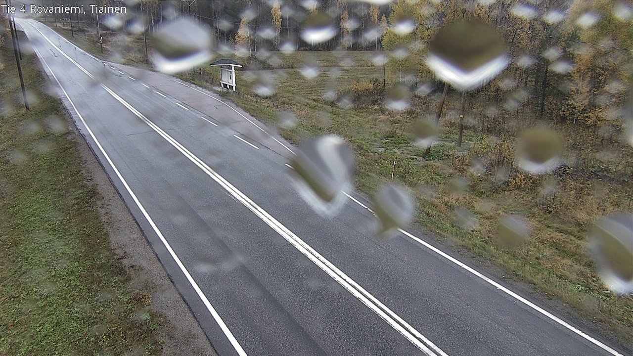 Weather Camera Image Väg 4 Rovaniemi, Tiainen, Rovaniemi, Lappi