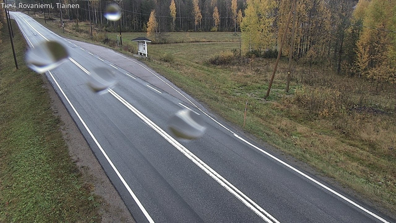 Weather Camera Image Väg 4 Rovaniemi, Tiainen, Rovaniemi, Lappi