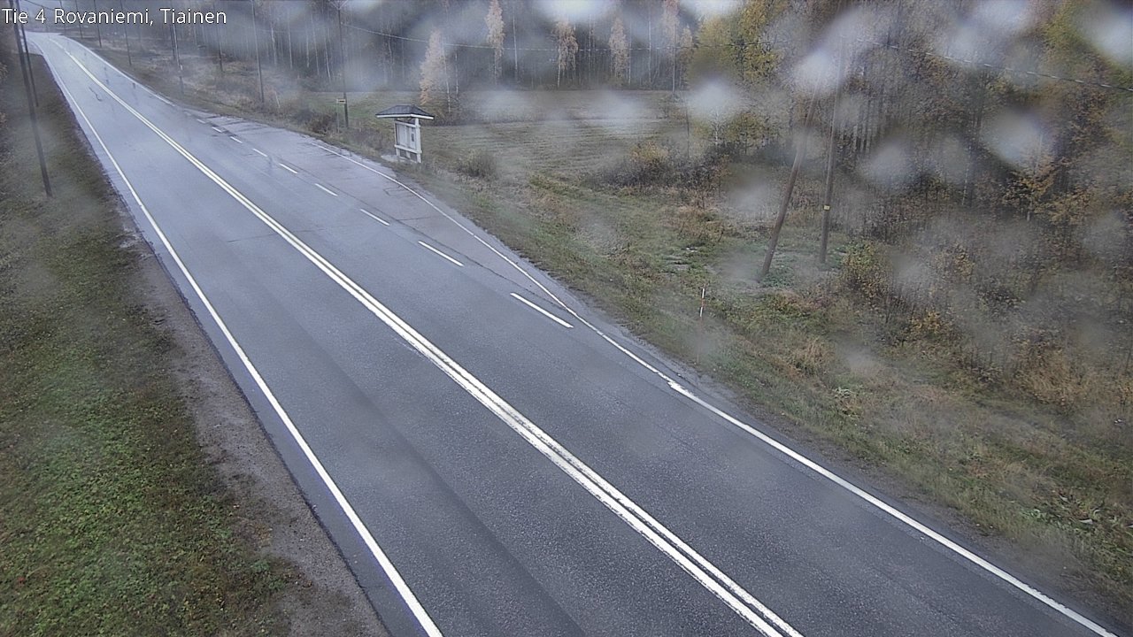 Weather Camera Image Väg 4 Rovaniemi, Tiainen, Rovaniemi, Lappi