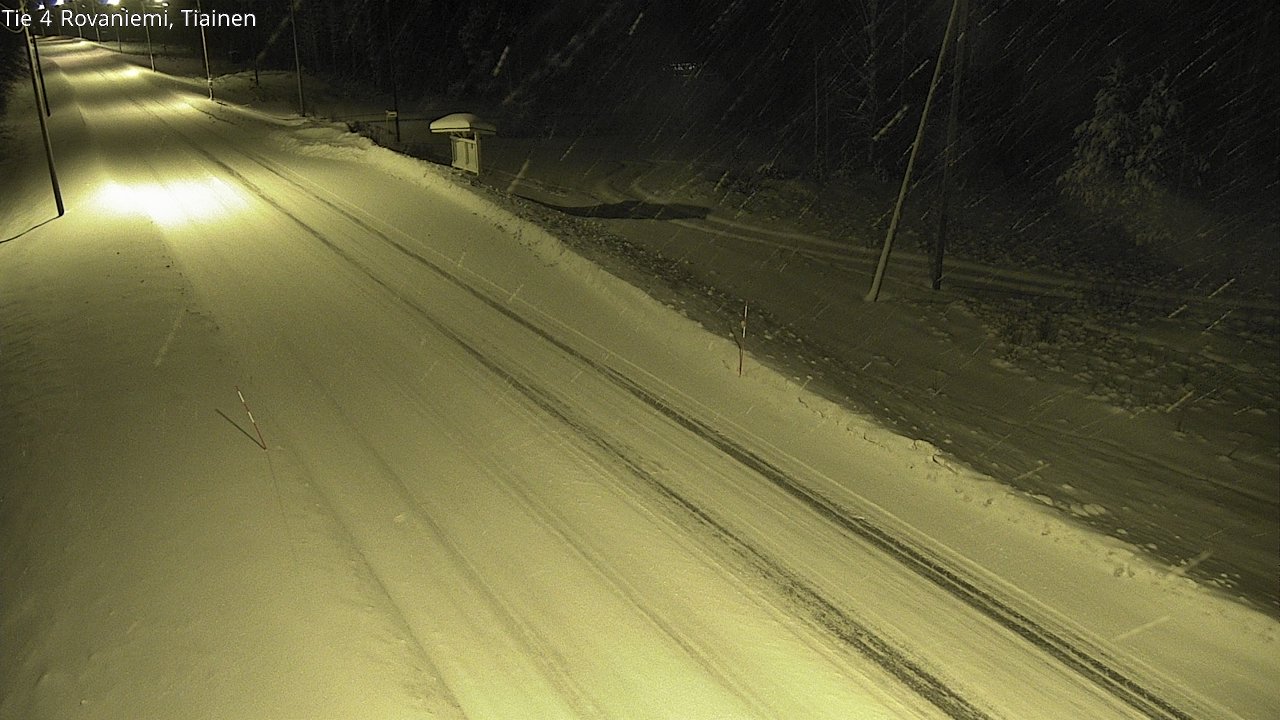 Kelikamerat Kuva Tie 4 Rovaniemi, Tiainen, Rovaniemi, Lappi