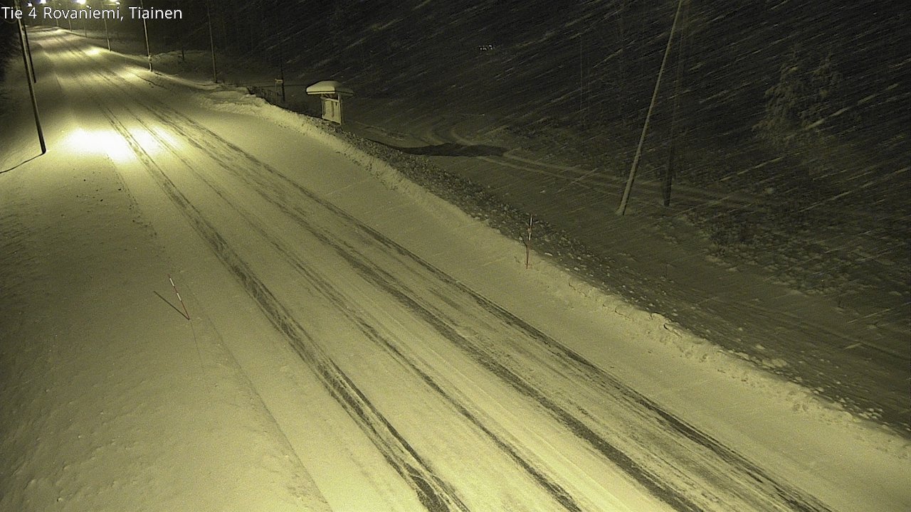 Kelikamerat Kuva Tie 4 Rovaniemi, Tiainen, Rovaniemi, Lappi