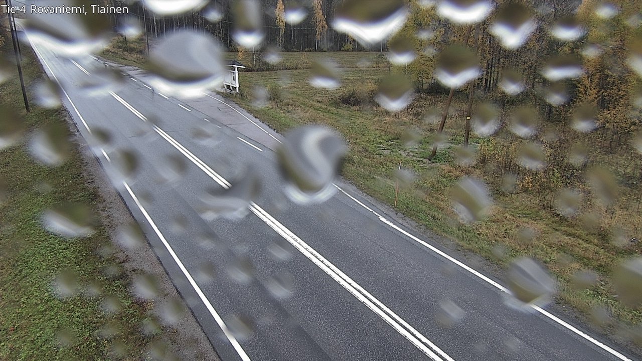 Weather Camera Image Väg 4 Rovaniemi, Tiainen, Rovaniemi, Lappi