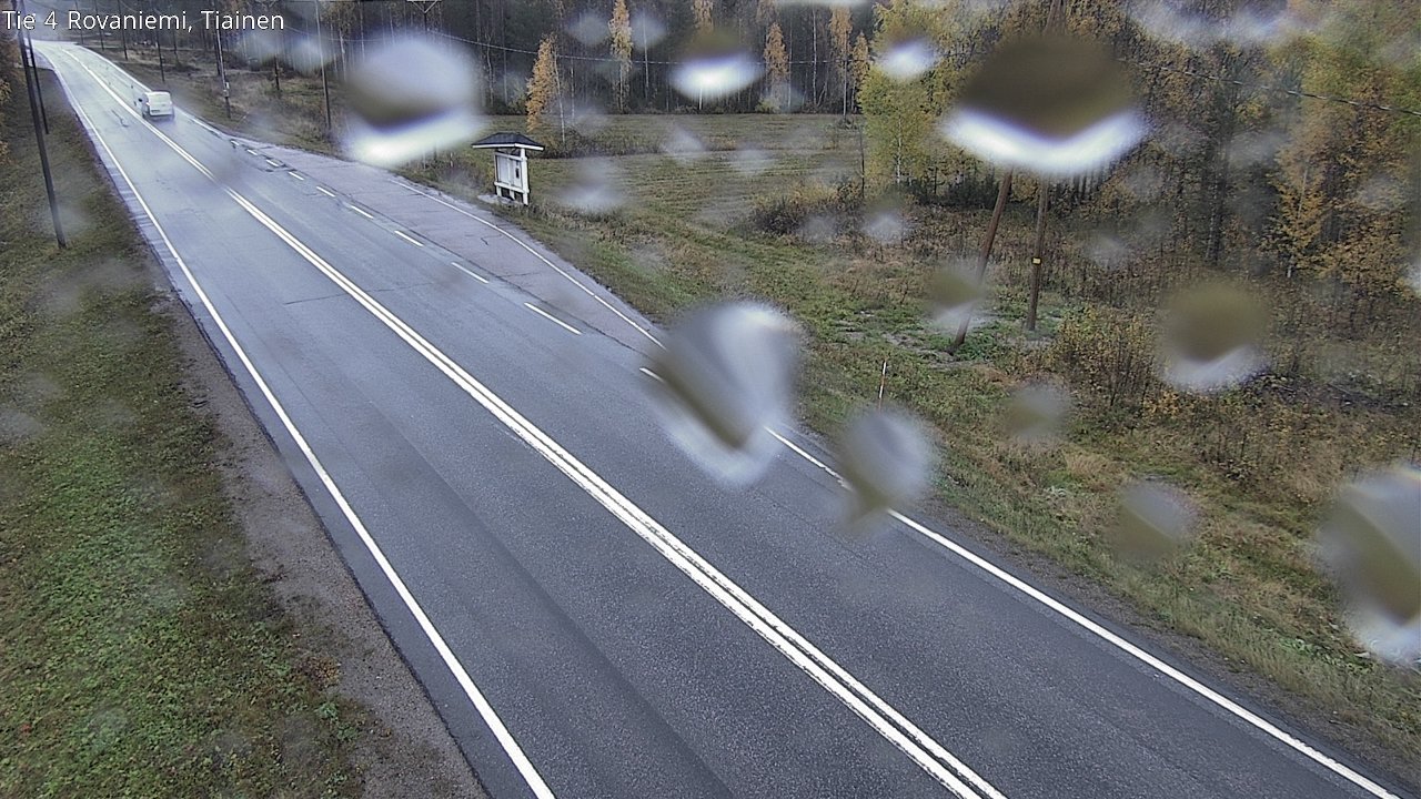 Weather Camera Image Väg 4 Rovaniemi, Tiainen, Rovaniemi, Lappi