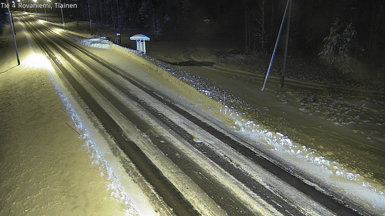 Kelikamerat Kuva Tie 4 Rovaniemi, Tiainen, Rovaniemi, Lappi