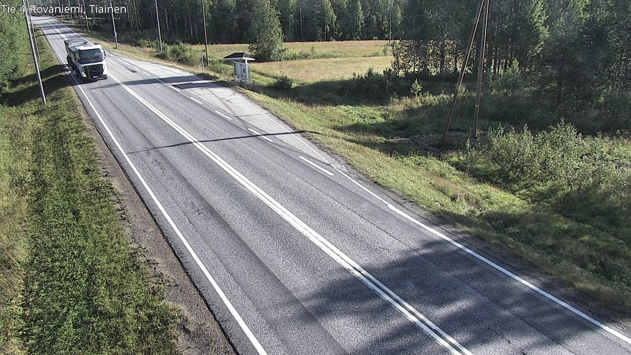 Weather Camera Image Road 4 Rovaniemi, Tiainen, Rovaniemi, Lappi