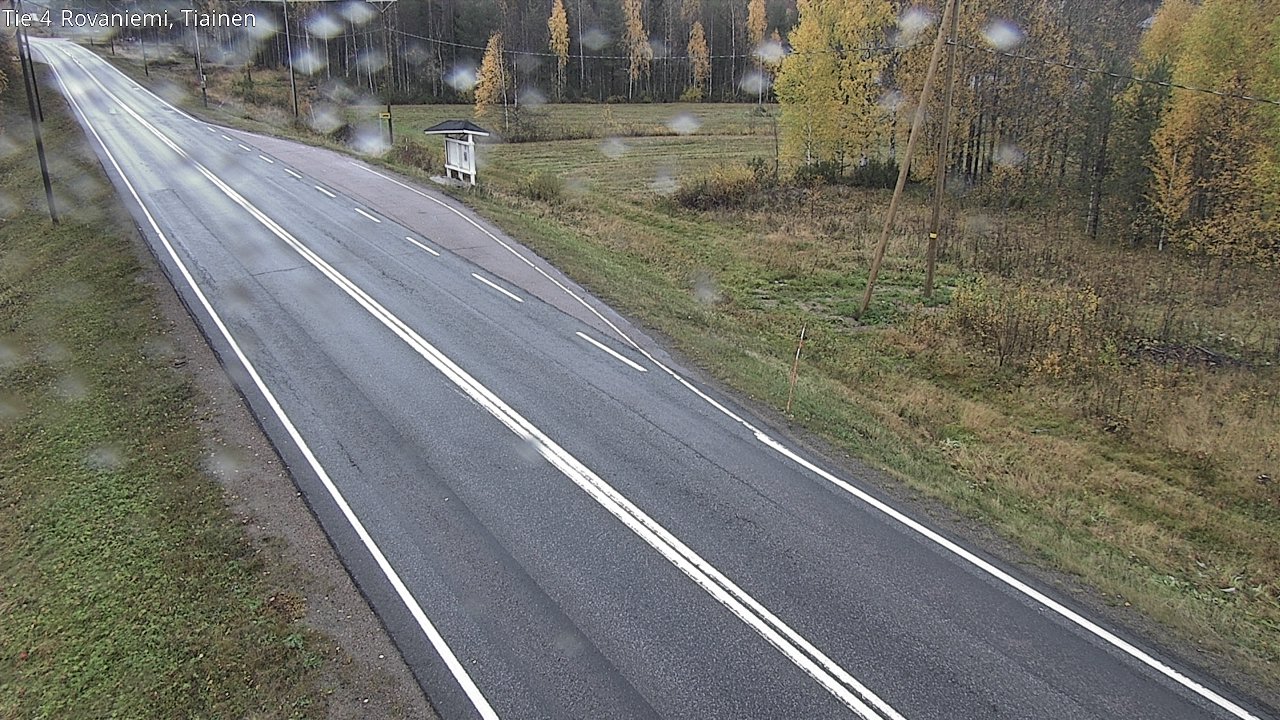 Weather Camera Image Väg 4 Rovaniemi, Tiainen, Rovaniemi, Lappi