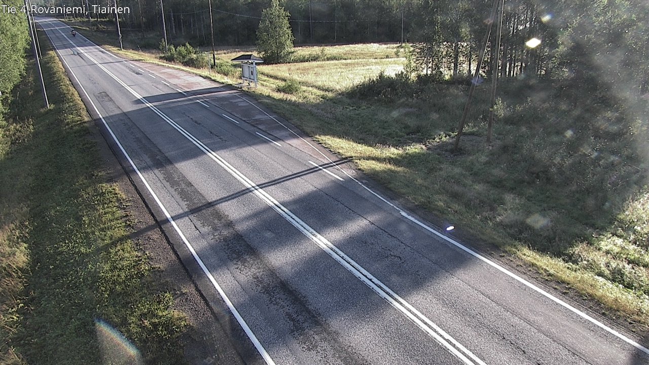 Weather Camera Image Road 4 Rovaniemi, Tiainen, Rovaniemi, Lappi